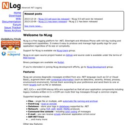 NLog – Advanced .NET Logging