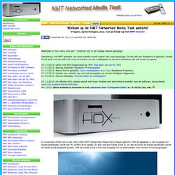 NMT Networked Media Tank