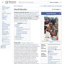 Nnedi Okorafor : Biographie et Bibliographie - Wikipedia