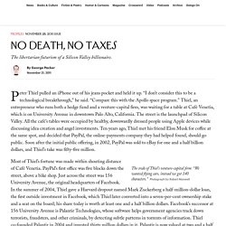 No Death, No Taxes