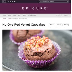 No-Dye Red Velvet Cupcakes
