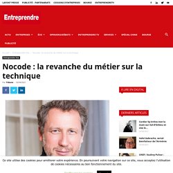 Nocode : la revanche du métier sur la technique