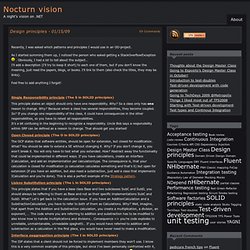 Nocturn vision » Blog Archive » Design principles