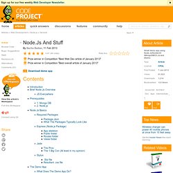 Node.Js And Stuff