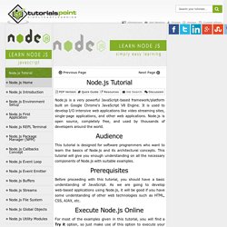 Node.js Tutorial