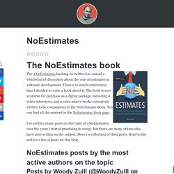 NoEstimates articles to get you started - Software Development Today