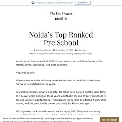 Noida's Top Ranked Pre School