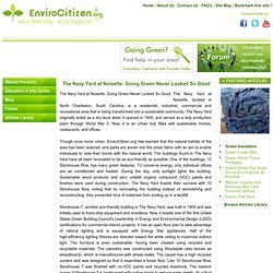Article: Going Green Never Looked So Good