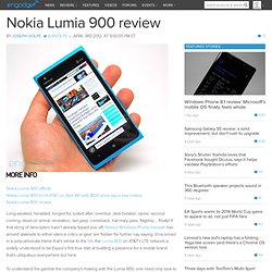 Nokia Lumia 900 review