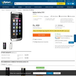 Nokia Asha 310 Price in India - Buy Nokia Asha 310 Gold Online - Nokia