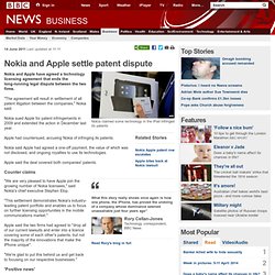 Nokia and Apple settle patent dispute