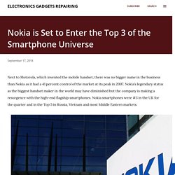Nokia is Set to Enter the Top 3 of the Smartphone Universe