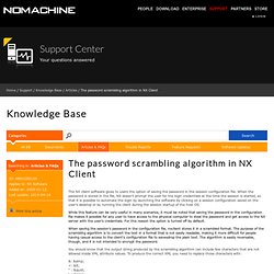 NX - Support: Article