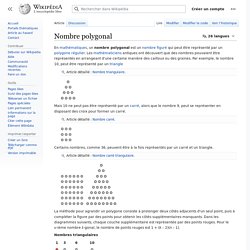 Nombre polygonal