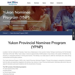 Yukon PNP Requirements