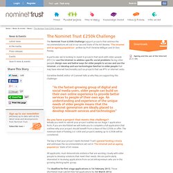 The Nominet Trust £250k Challenge