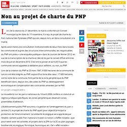 Non au projet de charte du PNP
