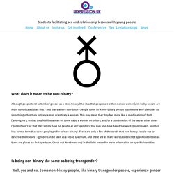 Non-binary gender — Sexpression:UK