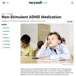 Non-Stimulant ADHD Medication