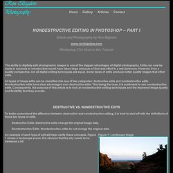 Nondestructive Editing in Photoshop