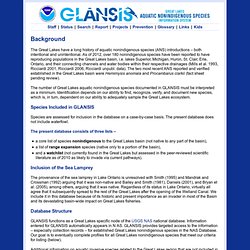 Great Lakes Aquatic Nonindigenous Species Information System (GLANSIS)