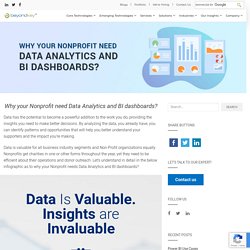 Why Your NonProfit Need Data Analytics and BI Dashboards