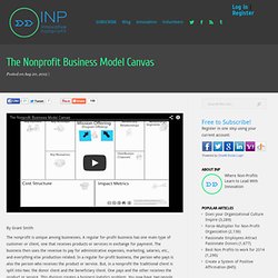 The Nonprofit Business Model Canvas