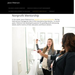 Nonprofit Mentorship – Jason Peterson
