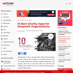 10 Best Charity Apps for Nonprofit Organizations