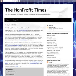 What Should You Pay Nonprofit Executives?