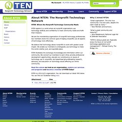 About NTEN: The Nonprofit Technology Network