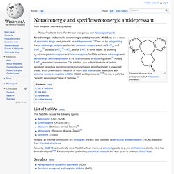 Noradrenergic and specific serotonergic antidepressant