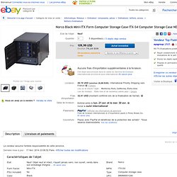 Norco Black Mini ITX Form Computer Storage Case ITX S4 Computer Storage Case NEW
