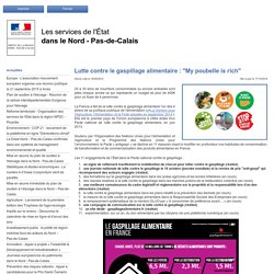 PREFECTURE DU NORD PAS DE CALAIS 18/09/14 Lutte contre le gaspillage alimentaire : "My poubelle is rich"