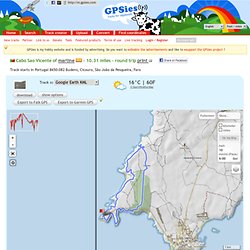 GPS - Walking - Strecke Cabo Sao Vicente - 8650-082 Budens, Cicouro, São João da Pesqueira, Faro