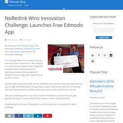 NoRedInk Wins Innovation Challenge; Launches Free Edmodo App