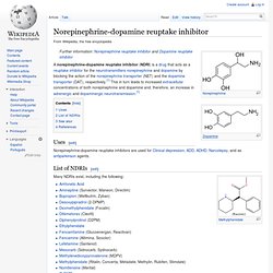 Norepinephrine-dopamine reuptake inhibitor