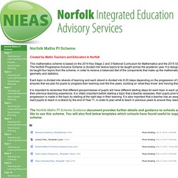 Norfolk Maths PI Scheme