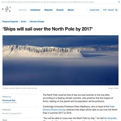 'The North Pole could ice-free by next summer'
