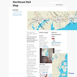 Northeast Rail Map