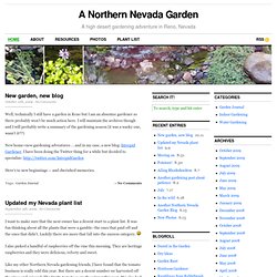 A Northern Nevada Garden — A high desert gardening adventure in Reno, Nevada