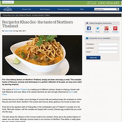 Recipe for Khao Soi - the taste of Northern Thailand