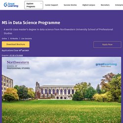 Master's Degree in Data Science from Northwestern University