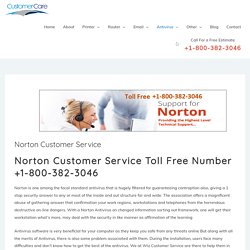Norton Customer Service +1-800-382-3046 Phone Number