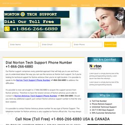 Online Solution of Antivirus Call Now Norton Tech Support Phone Number