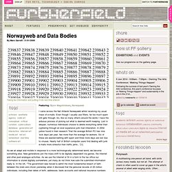 Norwayweb and Data Bodies