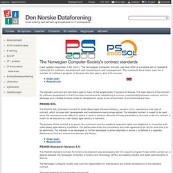 PS2000 Standard contract - English version - Den Norske Dataforening