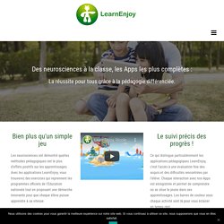 Nos applications – LearnEnjoy