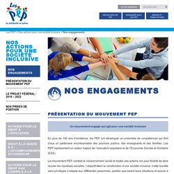 Nos engagements - LesPep