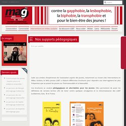 Brochures gratuites de l'association Mag Jeunes LGBT à commander